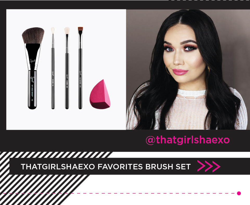 THATGIRLSHAEXO FAVORITES BRUSH SET