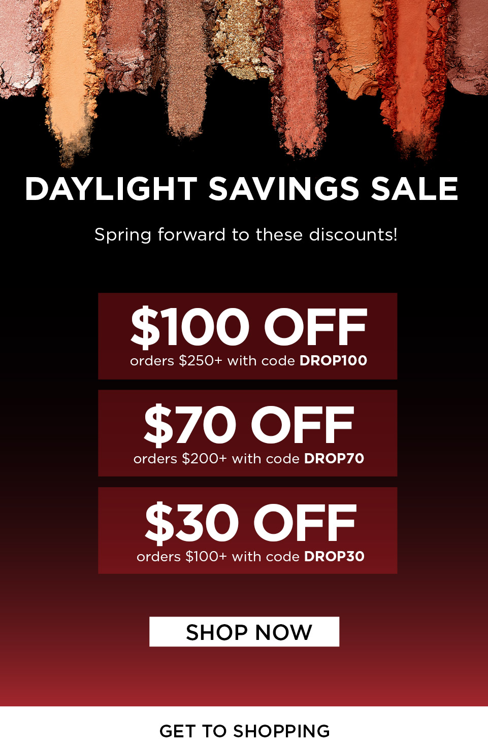 Daylight Savings Sale