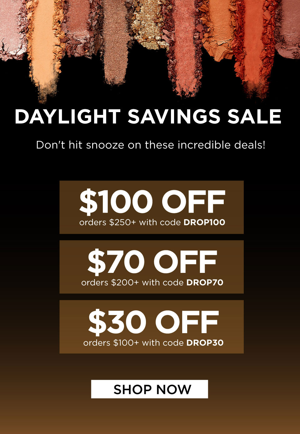 Daylight Savings Sale