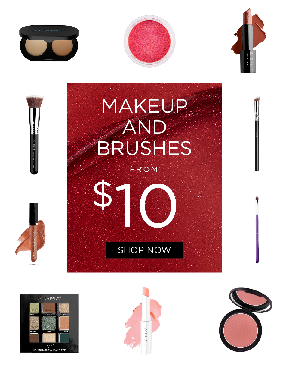 Makeup And Brushes from $10