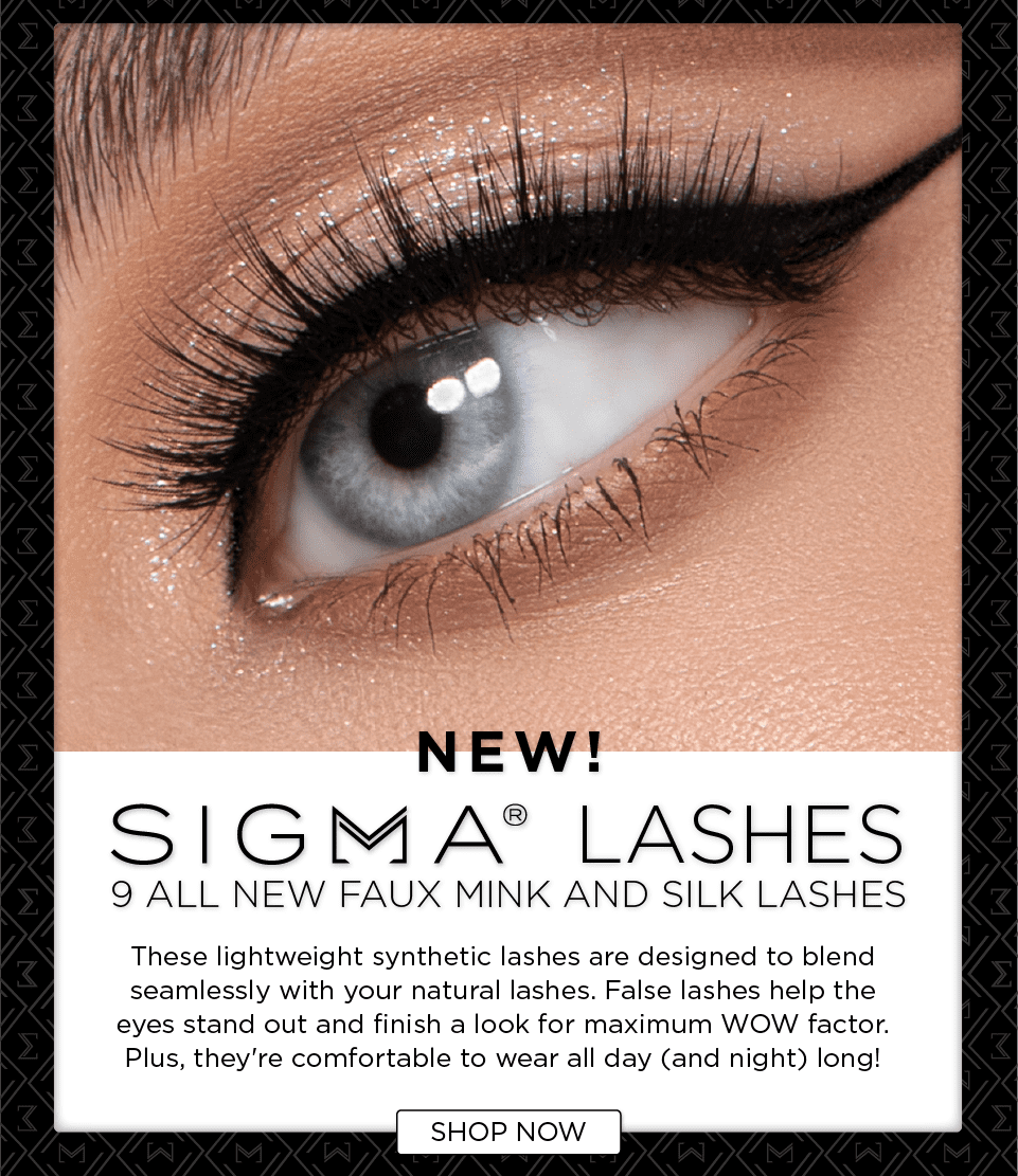 Shop New Sigma Lashes