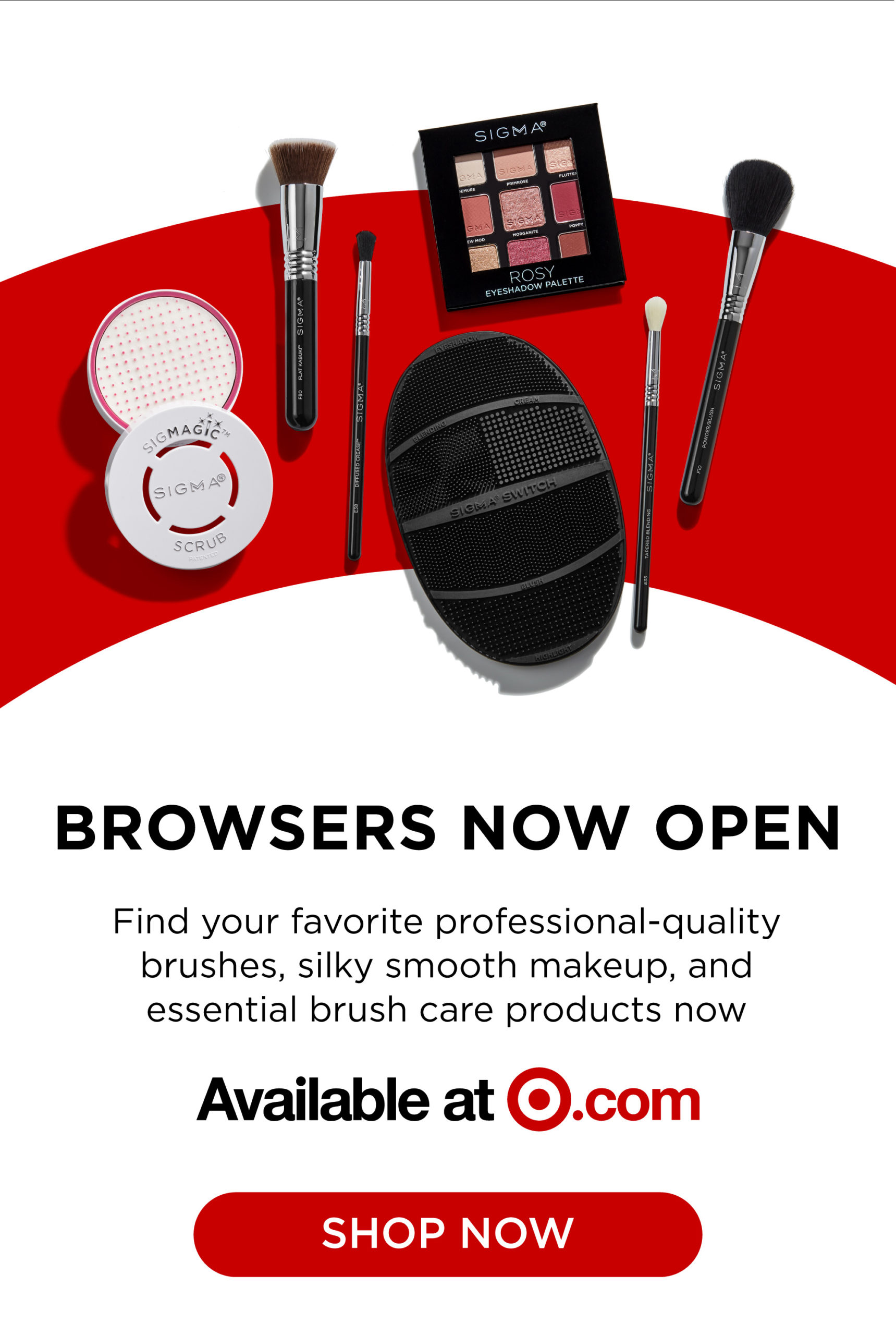 Browsers now open | Now available at Target.com