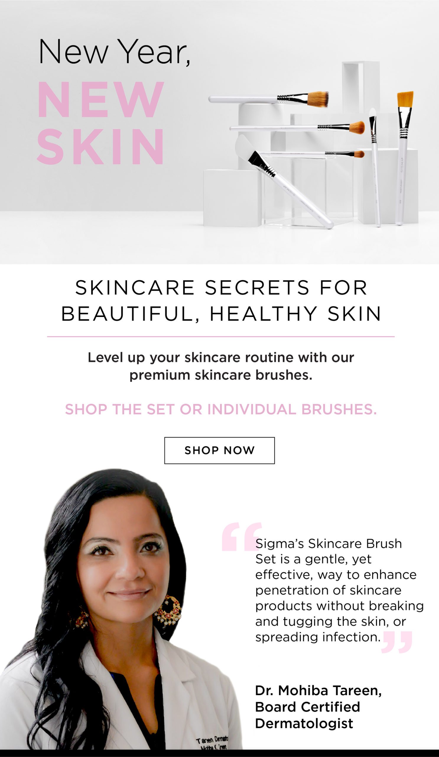 New Year New Skin – Shop Skincare Brushes