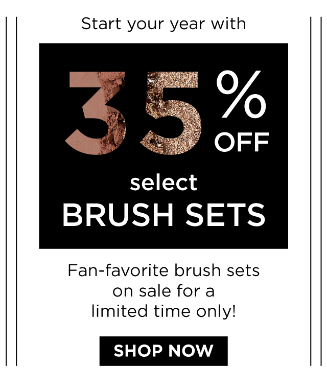 35% Off Select Brush Sets