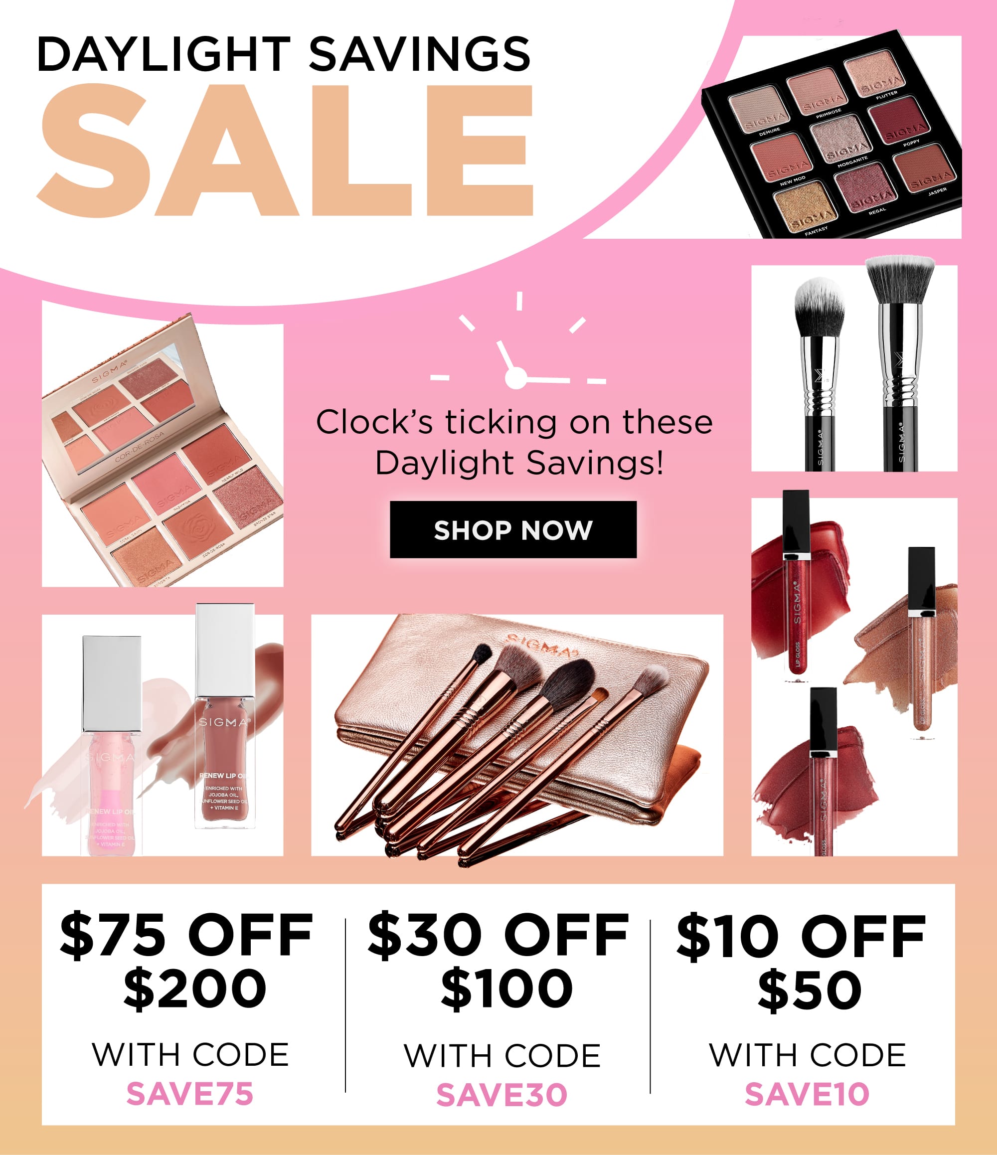 Daylight Savings Sale