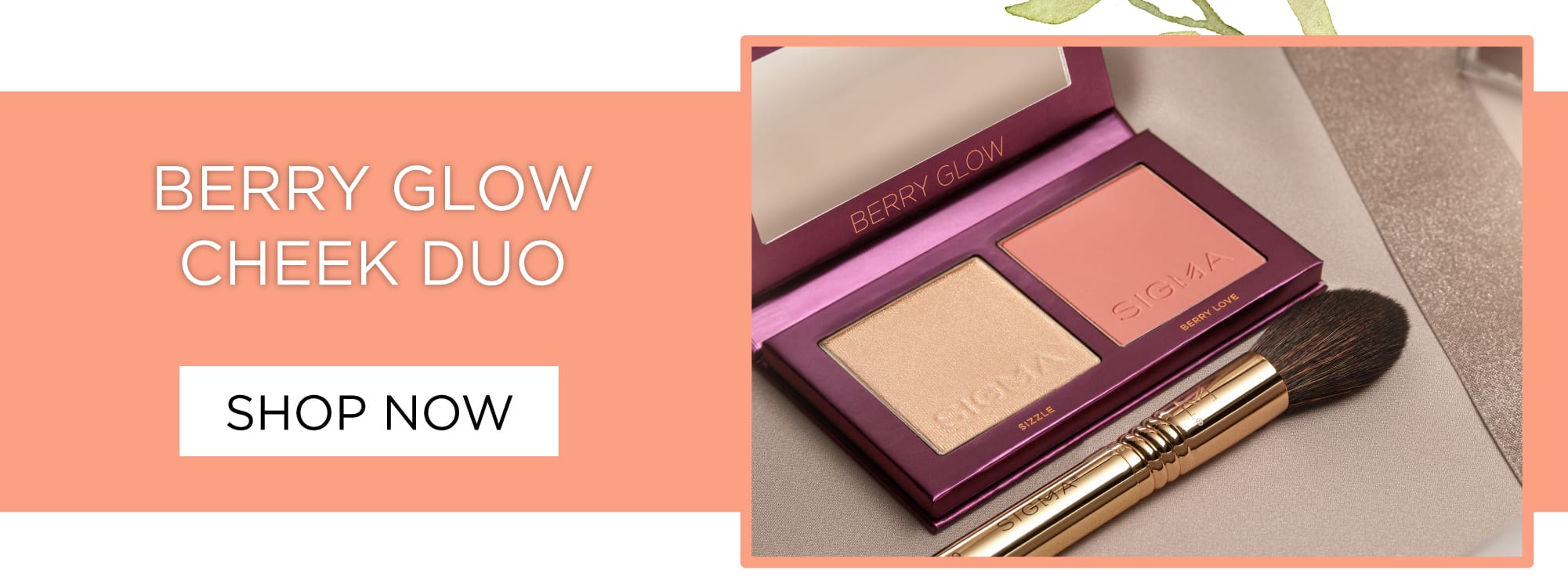 Berry glow cheek duo