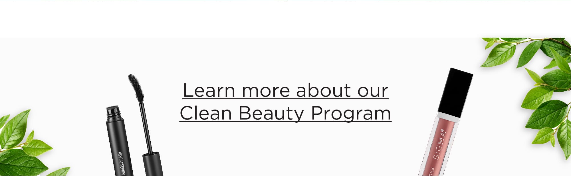Learn more about our Clean Beauty Program 