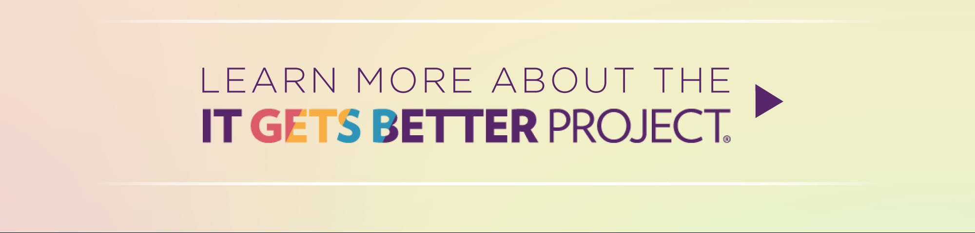 Learn about the It Gets Better Project