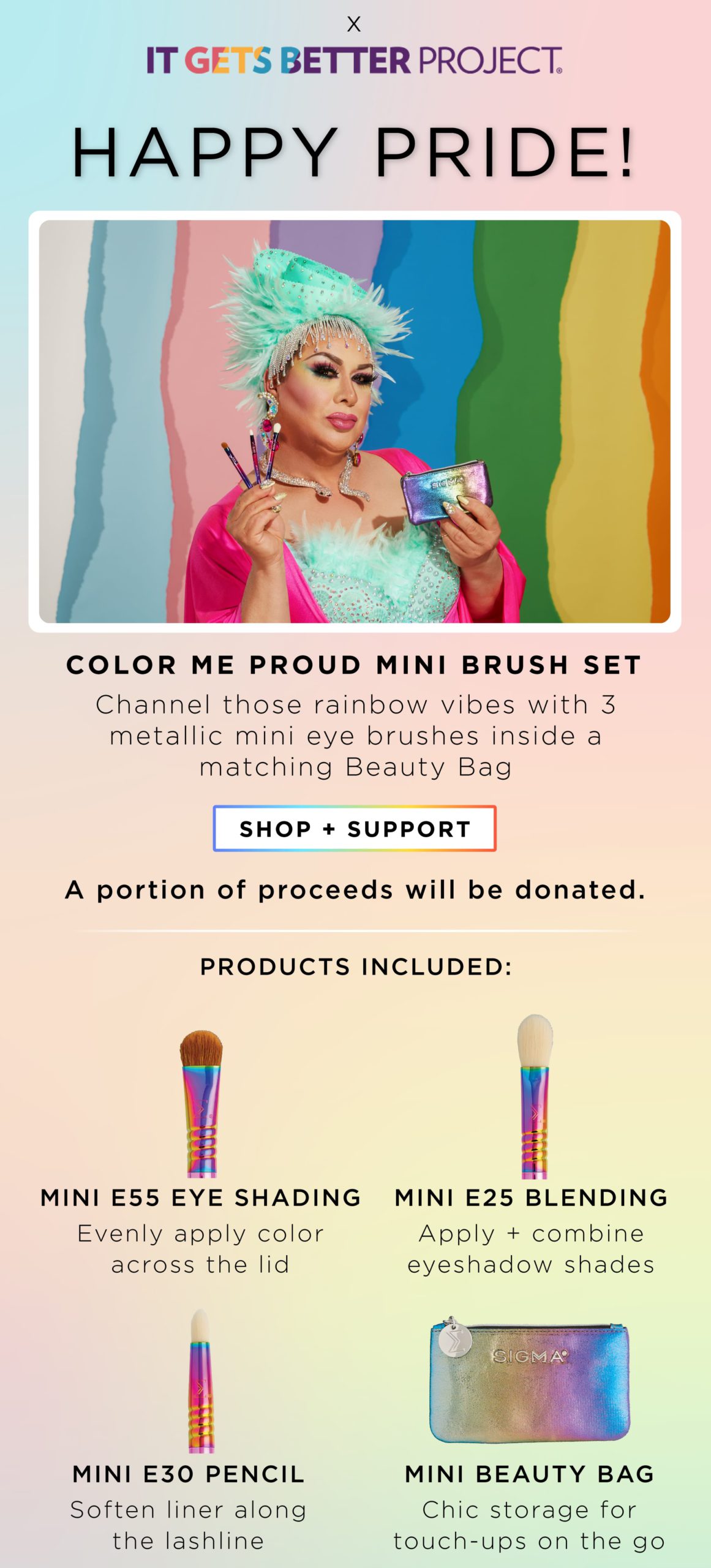 Color Me Proud Mini Brush Set