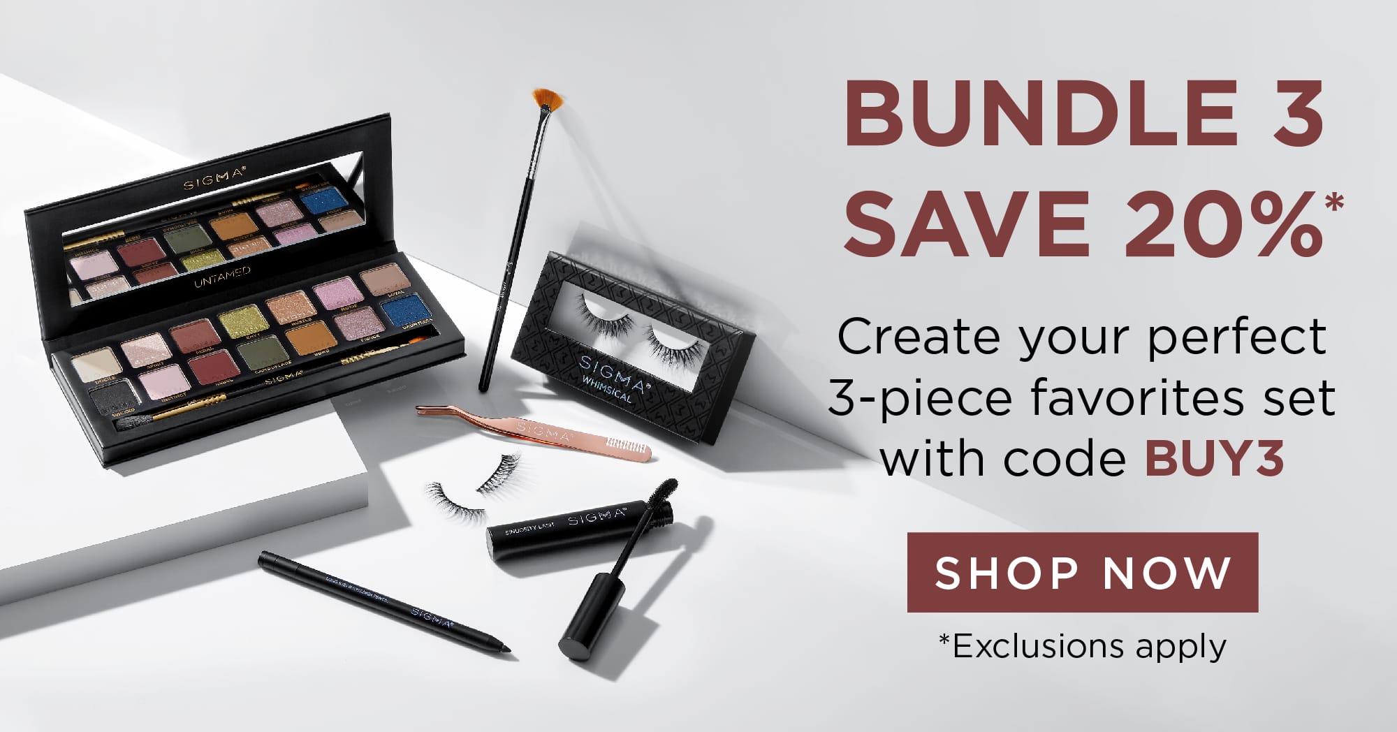 Bundle 3, Save 20%*