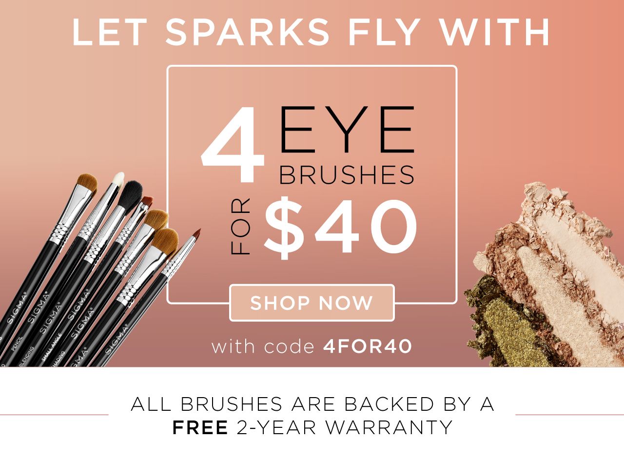 4 for $40 Eye Brushes